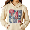 10065937 Ariat Girls' Western Blocks Hoodie - Oyster Grey