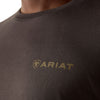 10070343 Ariat Men's Southwest Wooden Reticle Classic Fit Short Sleeve T-Shirt - Vintage Black