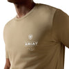 10070421 Ariat Men's Wooden Diamond Flag Classic Fit Short Sleeve T-Shirt - Fallen Rock