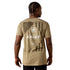 10070421 Ariat Men's Wooden Diamond Flag Classic Fit Short Sleeve T-Shirt - Fallen Rock
