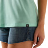 10071125 Ariat Women's Compass V-Neck Short Sleeve T-Shirt - Holiday Heather