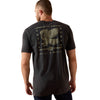10071189 Ariat Men's Fuerza Y Destino Classic Fit Short Sleeve T-Shirt - Vintage Black