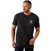10071189 Ariat Men's Fuerza Y Destino Classic Fit Short Sleeve T-Shirt - Vintage Black