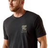 10071189 Ariat Men's Fuerza Y Destino Classic Fit Short Sleeve T-Shirt - Vintage Black