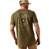 10071191 Ariat Men's Snake Classic Fit Short Sleeve T-Shirt - Four Leaf Clover