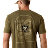 10071191 Ariat Men's Snake Classic Fit Short Sleeve T-Shirt - Four Leaf Clover
