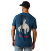 10071192 Ariat Men's Flag Bronco Classic Fit Short Sleeve T-Shirt - Key Largo