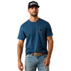 10071192 Ariat Men's Flag Bronco Classic Fit Short Sleeve T-Shirt - Key Largo