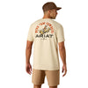 10071199 Ariat Men's Ride Em Cowboy Classic Fit Short Sleeve T-Shirt - Natural
