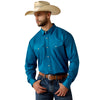 10071234 Ariat Men's Lightweight Twill Classic Fit Long Sleeve Snap Shirt - Seaport
