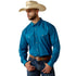 10071234 Ariat Men's Lightweight Twill Classic Fit Long Sleeve Snap Shirt - Seaport