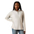 10071258 Ariat Women's Breeze Logo 1/2 Zip Sweatshirt - Quiet Gray