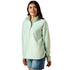 10071259 Ariat Women's Breeze Logo 1/2 Zip Sweatshirt - Dusty Aqua