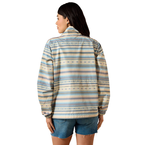 10071266 Ariat Women's Whisper Pullover Jacket - Sunset Serape Stripe