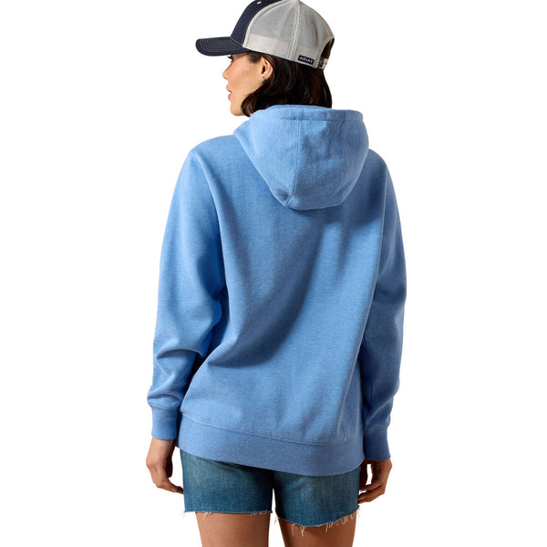 10071457 Ariat Women's Logo 2.0 Hoodie - Ultramarine Heather