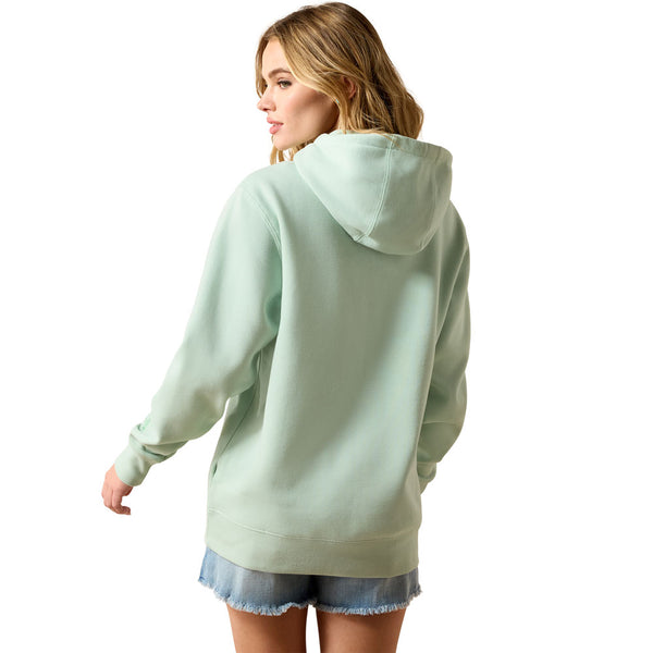 10071459 Ariat Women's Logo 2.0 Hoodie - Silt Green