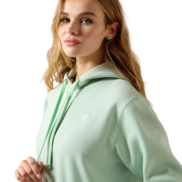 10071459 Ariat Women's Logo 2.0 Hoodie - Silt Green