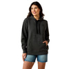 10071460 Ariat Women's Logo 2.0 Hoodie - Charcoal Heather