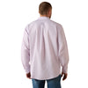 10071536 Ariat Men's Wrinkle Free Solid Pinpoint Oxford Classic Fit Long Sleeve Buttondown Shirt - Rhapsody