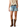 10072944 Ariat Women's Perfect Rise Jazmine 5" Shorts - Eureka