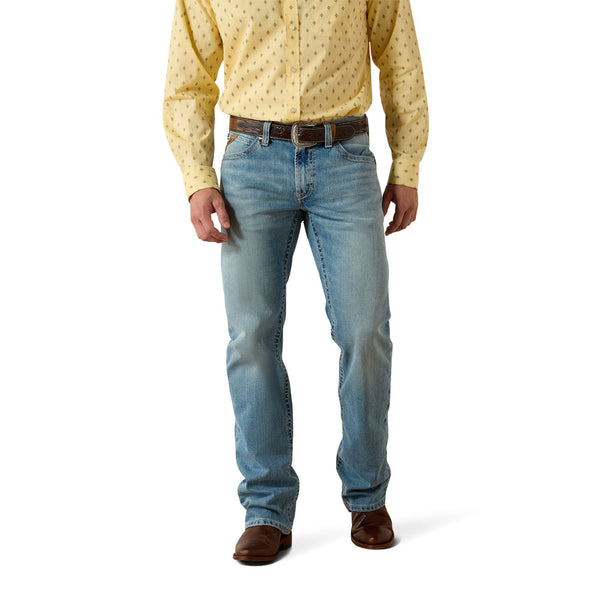 10072948 Ariat Men's M4 Relaxed Gus Boot Cut Mid Rise Jeans - Kayne