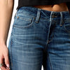 10072962 Ariat Women's Perfect Rise Silvie Straight Leg Crop Jeans - Glenwood