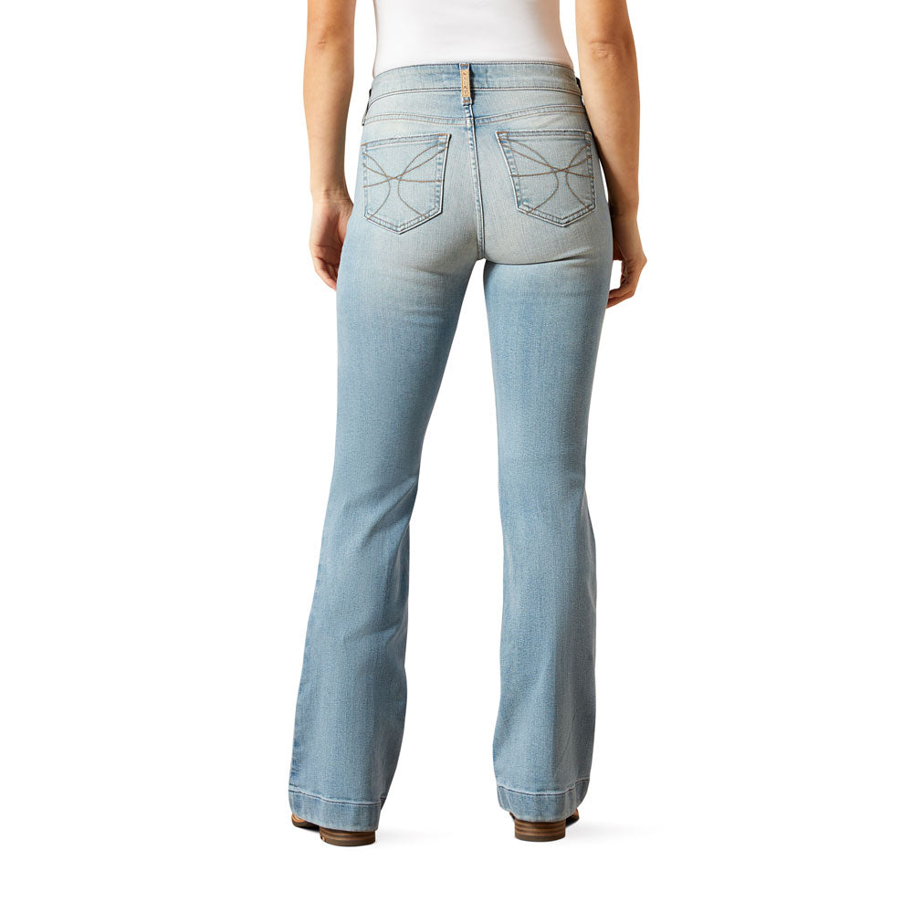 10072964 Ariat Women's High Rise Marnie Slim Trouser Jeans - Maryland