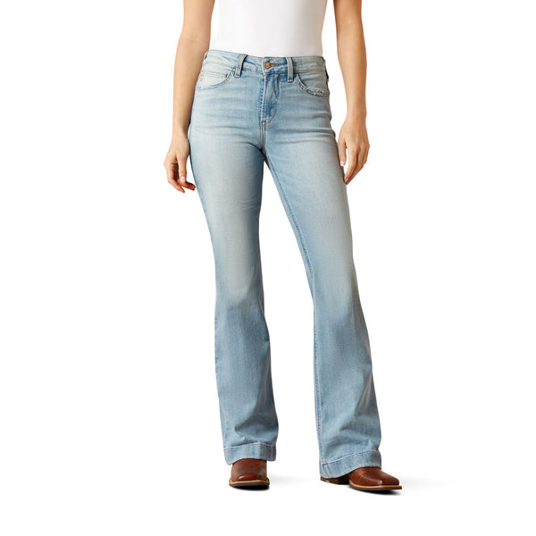10072964 Ariat Women's High Rise Marnie Slim Trouser Jeans - Maryland
