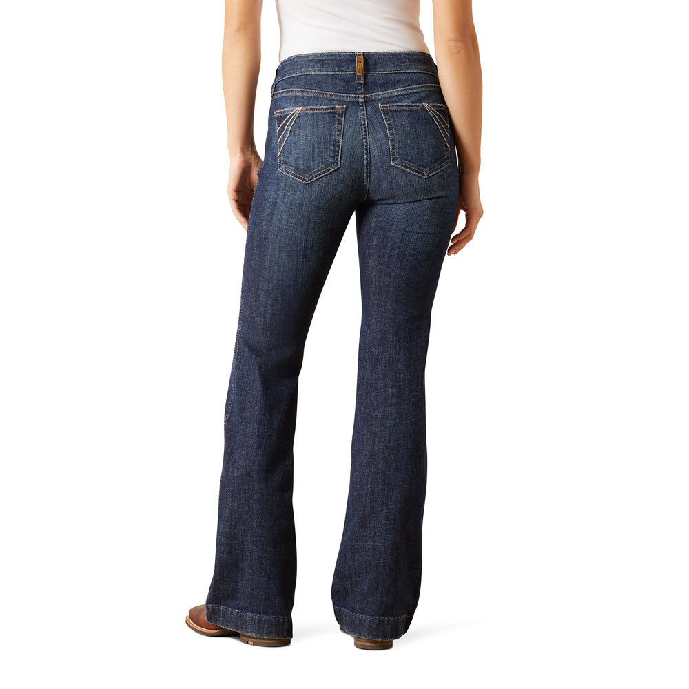 10072965 Ariat Women's High Rise Vivienne Slim Trouser Jeans - Plumas
