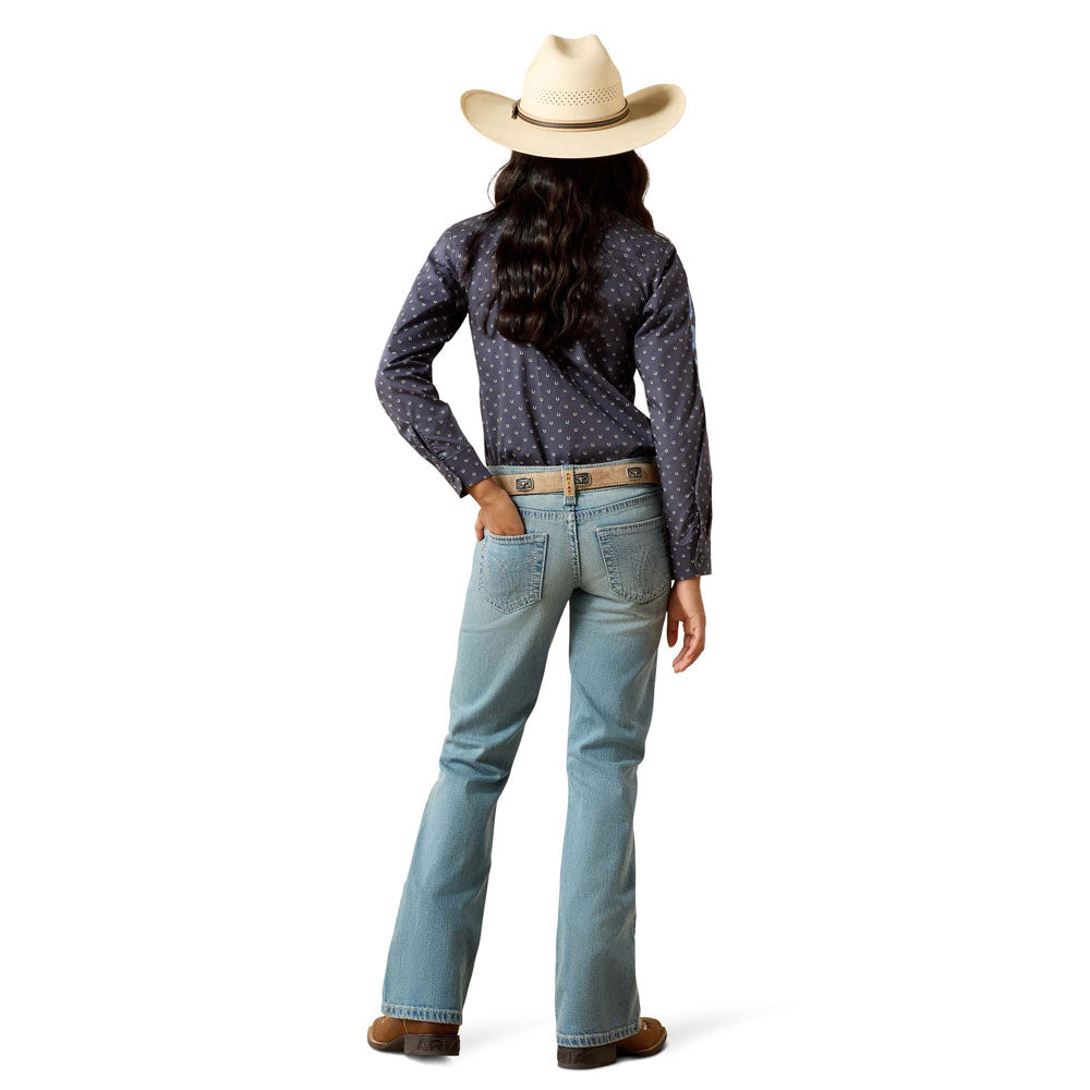 10072970 Ariat Girls' Maeve Boot Cut Jeans - Colorado