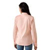 10073394 Ariat Women's Team Kirby Long Sleeve Button Up Shirt - Tropical Peach Geo