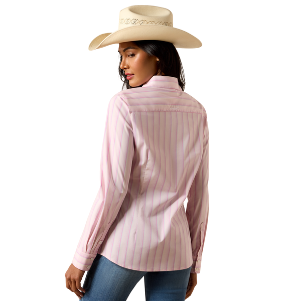 10073396 Ariat Women's Team Kirby Shirt - Super Pink Ombre