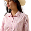 10073396 Ariat Women's Team Kirby Shirt - Super Pink Ombre