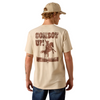 10073414 Ariat Men's Cowboy Up Classic Fit T-Shirt - Natural
