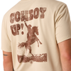 10073414 Ariat Men's Cowboy Up Classic Fit T-Shirt - Natural