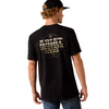 10073418 Ariat Men's Country and Western Lockup Classic Fit T-Shirt - Black