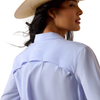 10073446 Ariat Women's VentTEK Long Sleeve Western Shirt - Baby Lavender