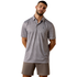 10073471 Ariat Men's All Over Print Short Sleeve Polo - White Geo X Print