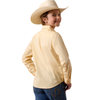 10073492 Ariat Girls' Kirby Long Sleeve Western Stretch Shirt - Cornhusk