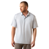 10073508 Ariat 360 Airflow Short Sleeve Polo - Eileen Grey