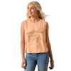 10073515 Ariat Women's Wild Roper Tank - Orange Chiffon