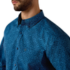 10073535 Ariat Men's Niven Classic Fit Long Sleeve Shirt - Key Largo Scroll Print
