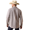 10073566 Ariat Men's Pro Series Sevyn Classic Fit Long Sleeve Shirt - Purple Moon Plaid