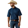 10073616 Ariat Men's Lightweight Twill Classic Fit Short Sleeve Shirt - Key Largo
