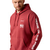 10073714 Ariat Men's Sponsor Patriot Hoodie - Brick Red