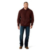 10073715 Ariat Men's Shield Steerhead Hoodie - Brown