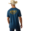 10073764 Ariat Men's Quality Wood States Classic Fit Short Sleeve T-Shirt - Key Largo