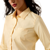 10073766 Ariat Women's Kirby Long Sleeve Western Stretch Shirt - Cornhusk