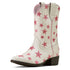 10074195 Ariat Youth Palmer R Toe Western Boot - Starlight Blush
