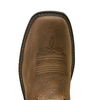 10074211 Ariat Men's Groundbreaker Antler Waterproof Wide Square Toe Work Boot - Bruin Brown